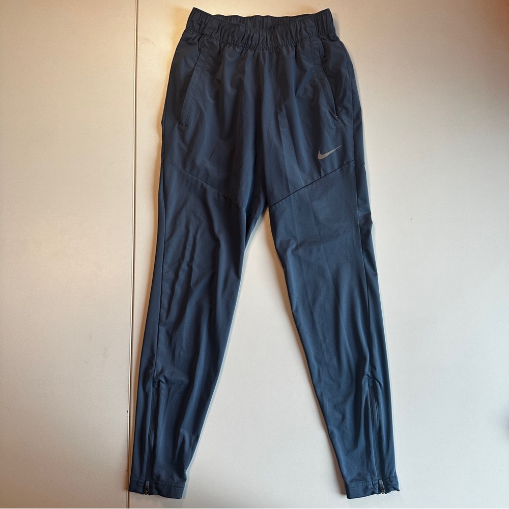 Nike Dri Fit Joggers w/ Elastic Waist Band Blue Athletic Pants